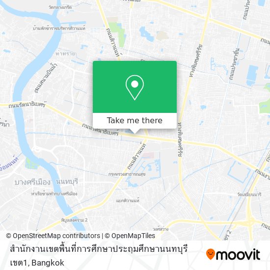 สำนักงานเขตพื้นที่การศึกษาประถฺมศึกษานนทบุรีเขต1 map