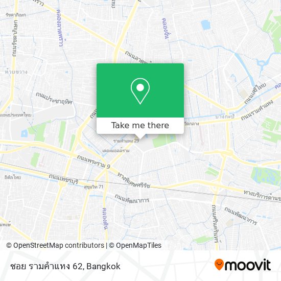 ซอย รามคําแหง 62 map