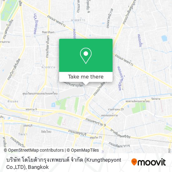 บริษัท โตโยต้ากรุงเทพยนต์  จำกัด (Krungthepyont Co.,LTD) map