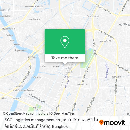 SCG Logistics management co.,ltd. (บริษัท เอสซีจี โลจิสติกส์แมเนจเม้นท์ จำกัด) map