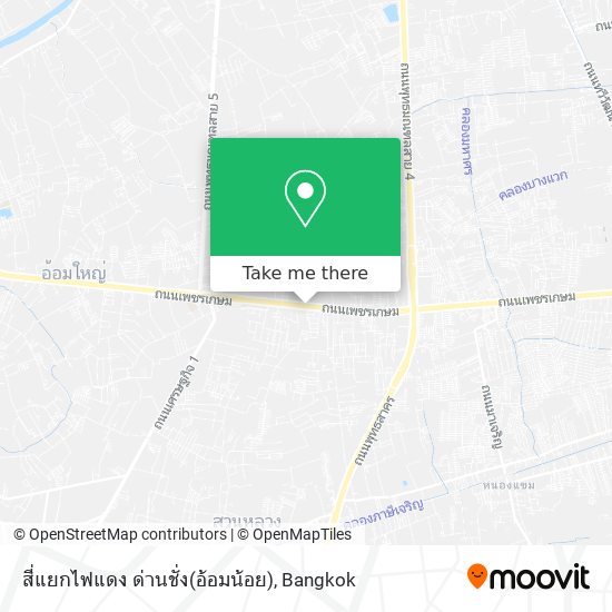 สี่แยกไฟแดง ด่านชั่ง(อ้อมน้อย) map