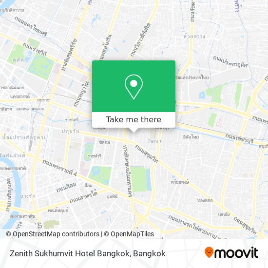 Zenith Sukhumvit Hotel Bangkok map