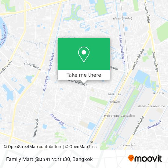 Family Mart @สรงประภา30 map