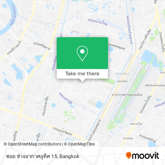 ซอย ช่างอากาศอุทิศ 15 map