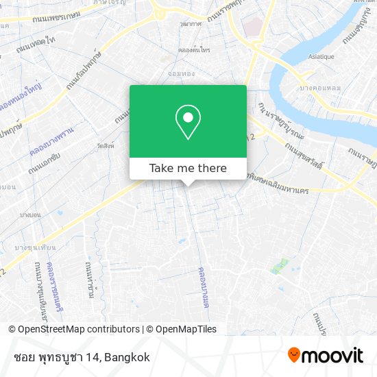 ซอย พุทธบูชา 14 map