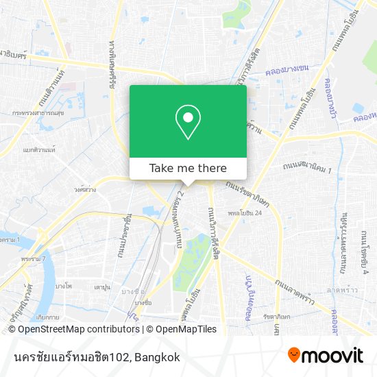 นครชัยแอร์หมอชิต102 map