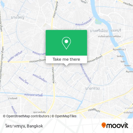 วัดบางขนุน map