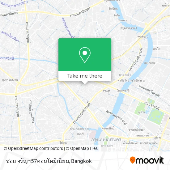 ซอย จรัญฯ57คอนโดมิเนียม map