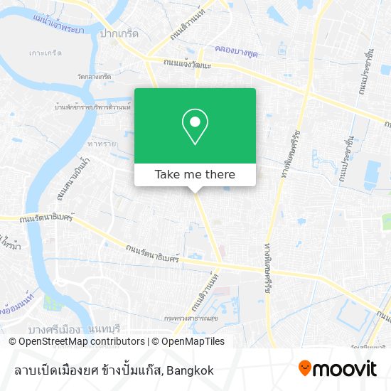 ลาบเป็ดเมืองยศ ข้างปั้มแก๊ส map