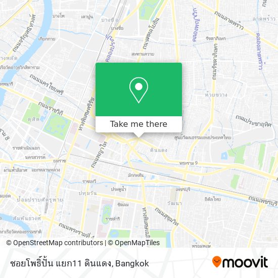 ซอยโพธิ์ปั้น แยก11 ดินแดง map