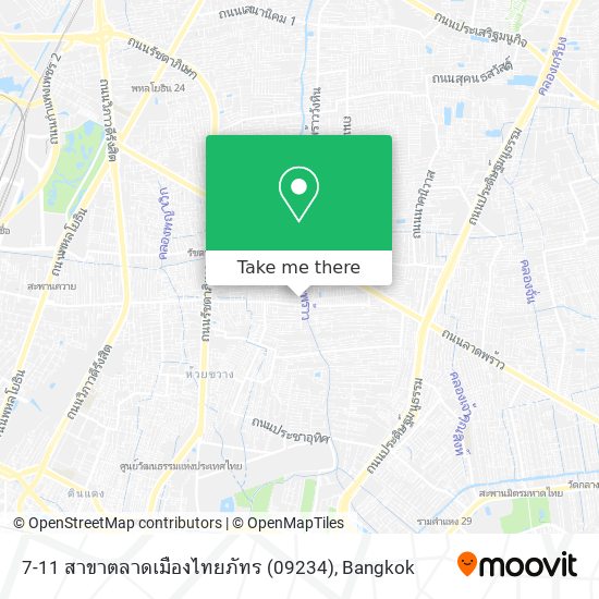 7-11 สาขาตลาดเมืองไทยภัทร (09234) map