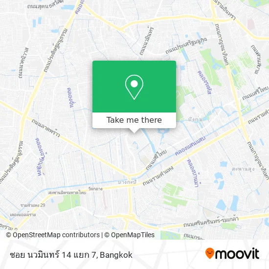 ซอย นวมินทร์ 14 แยก 7 map