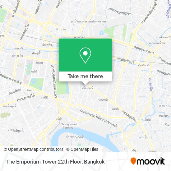 The Emporium Tower 22th Floor map