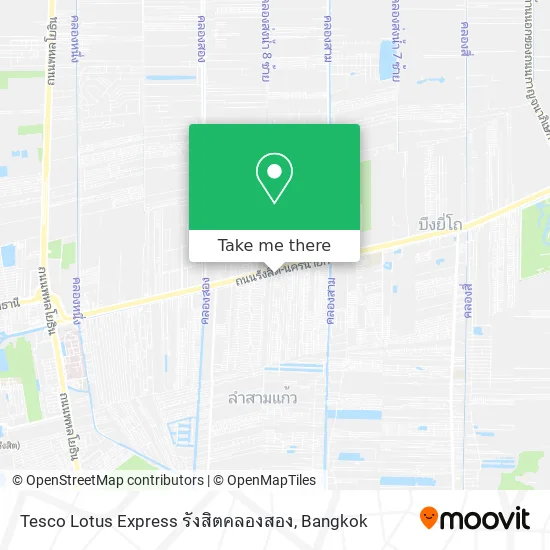 Tesco Lotus Express รังสิตคลองสอง map