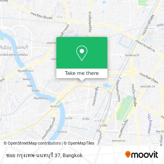 ซอย กรุงเทพ-นนทบุรี 37 map