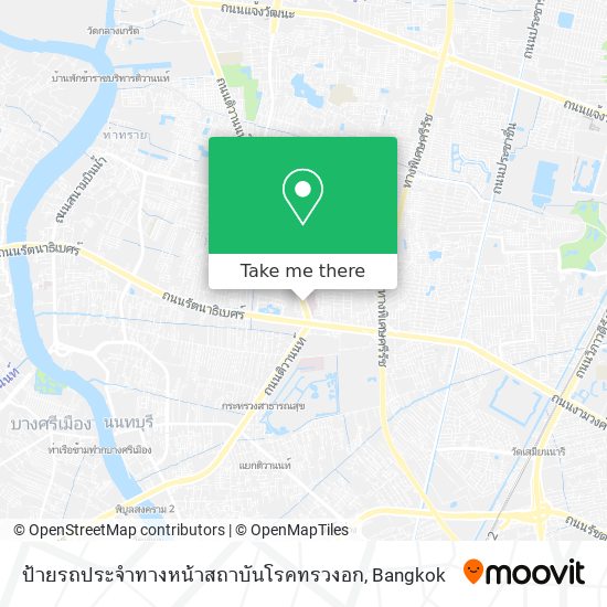 ป้ายรถประจําทางหน้าสถาบันโรคทรวงอก map