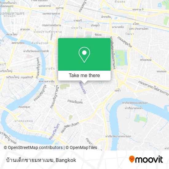 บ้านเด็กชายมหาเมฆ map