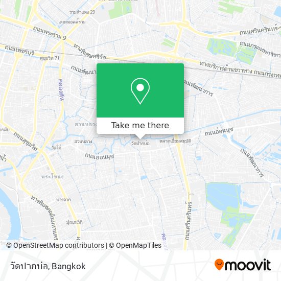 วัดปากบ่อ map