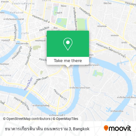 ธนาคารเกียรตินาคิน ถนนพระราม 3 map