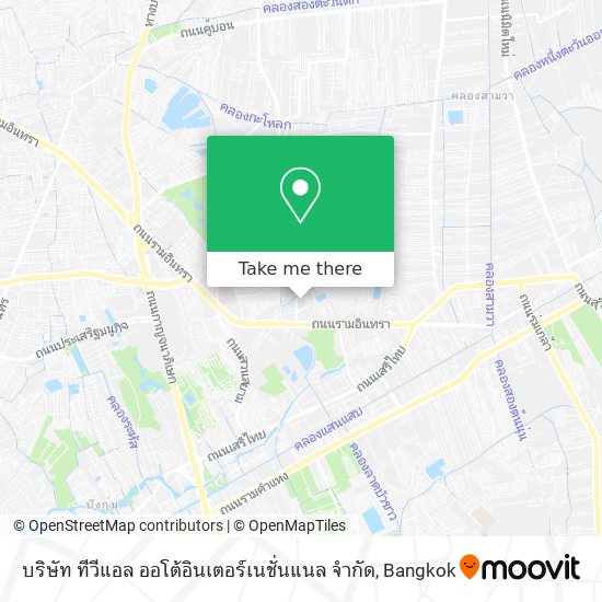 บริษัท ทีวีแอล ออโต้อินเตอร์เนชั่นแนล จำกัด map