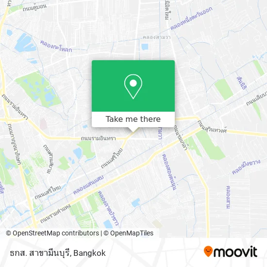 ธกส. สาขามีนบุรี map
