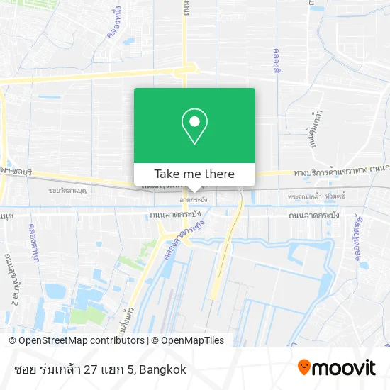 ซอย ร่มเกล้า 27 แยก 5 map