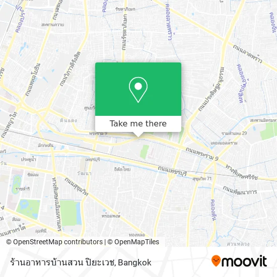 ร้านอาหารบ้านสวน ปิยะเวช map