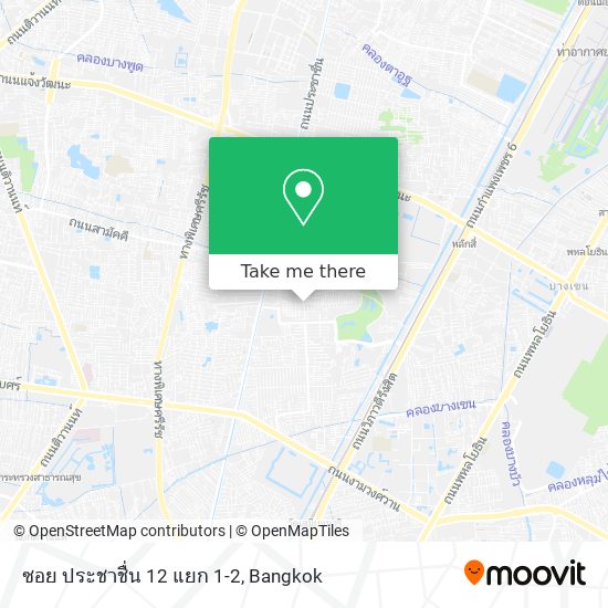 ซอย ประชาชื่น 12 แยก 1-2 map
