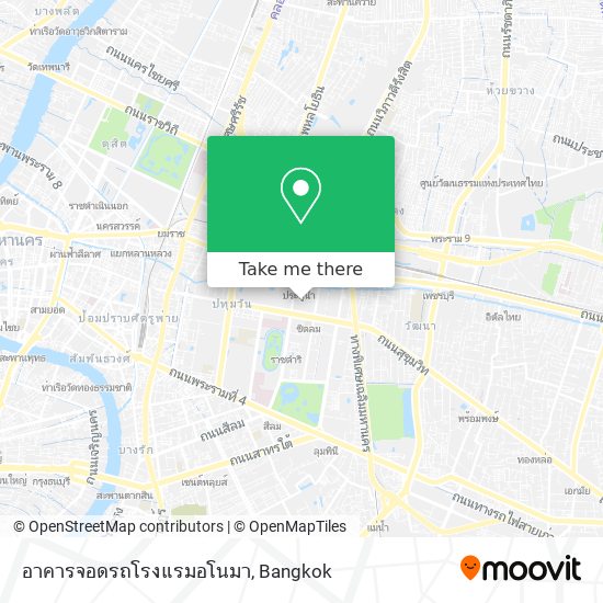 อาคารจอดรถโรงแรมอโนมา map