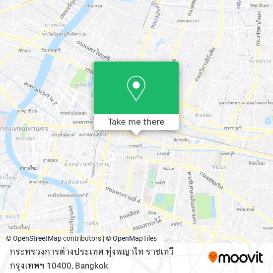 กระทรวงการต่างประเทศ ทุ่งพญาไท ราชเทวี กรุงเทพฯ 10400 map