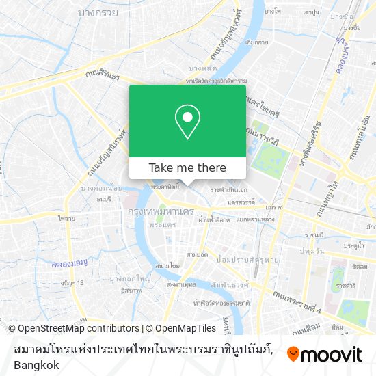 สมาคมโหรแห่งประเทศไทยในพระบรมราชินูปถัมภ์ map