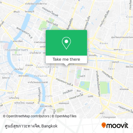 ศูนย์สุขภาวะทางจิต map