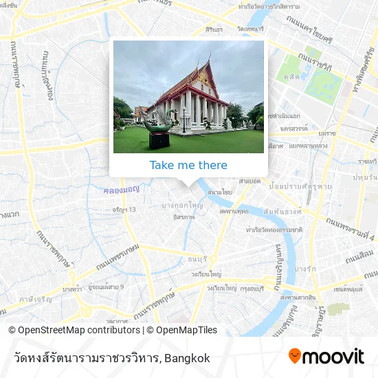 วัดหงส์รัตนารามราชวรวิหาร map