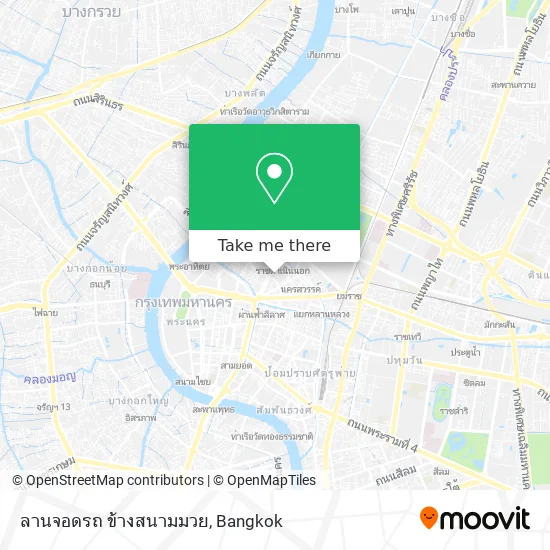 ลานจอดรถ ข้างสนามมวย map