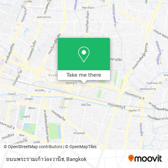 ถนนพระรามเก้าว่องวานิช map