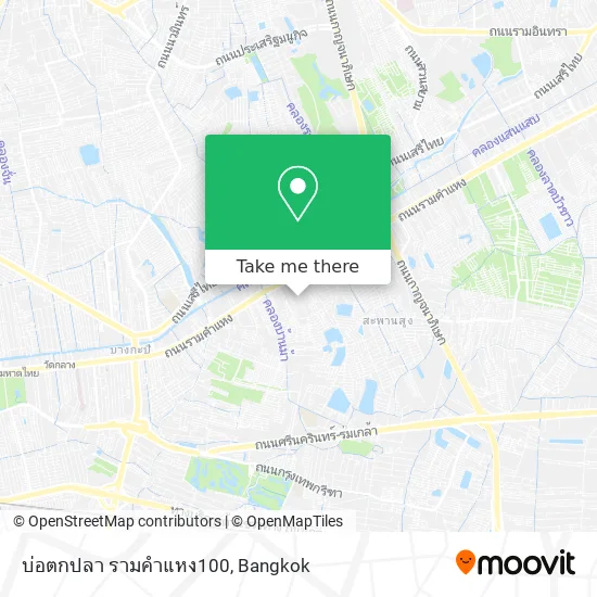 บ่อตกปลา รามคำแหง100 map