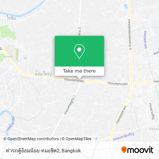 ท่ารถตู้อ้อมน้อย-หมอชิต2 map
