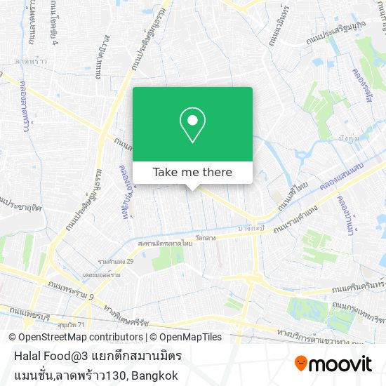 Halal Food@3 แยกตึกสมานมิตรแมนชั่น,ลาดพร้าว130 map