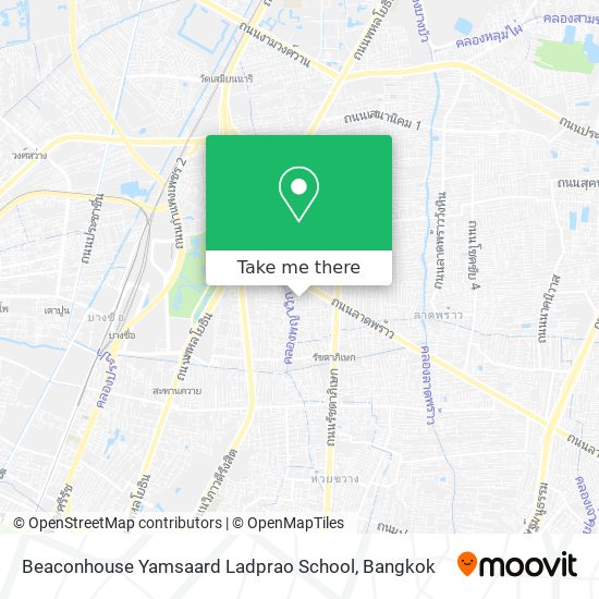Beaconhouse Yamsaard Ladprao School map