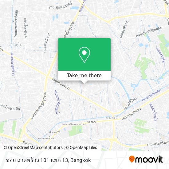 ซอย ลาดพร้าว 101 แยก 13 map
