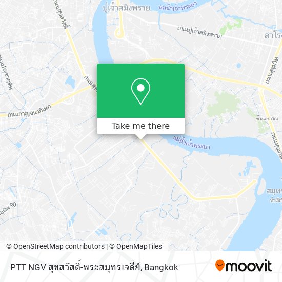 PTT NGV สุขสวัสดิ์-พระสมุทรเจดีย์ map