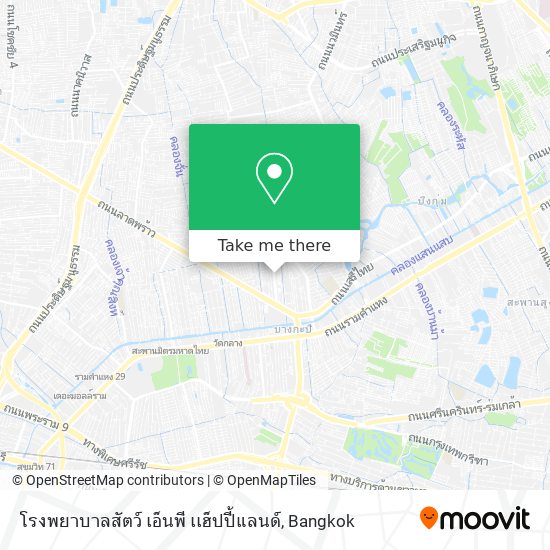 โรงพยาบาลสัตว์ เอ็นพี เเฮ็ปปี้แลนด์ map