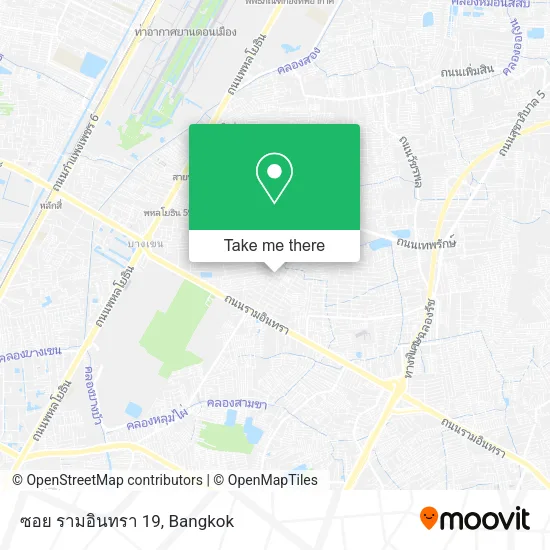 ซอย รามอินทรา 19 map