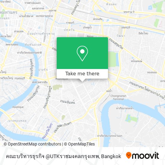คณะบริหารธุรกิจ @UTKราชมงคลกรุงเทพ map