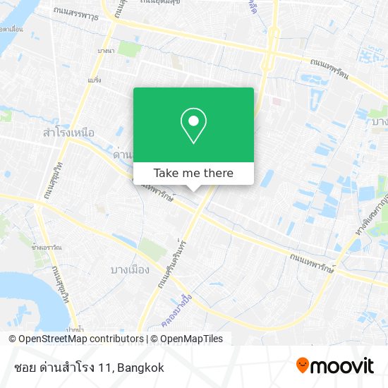 ซอย ด่านสำโรง 11 map