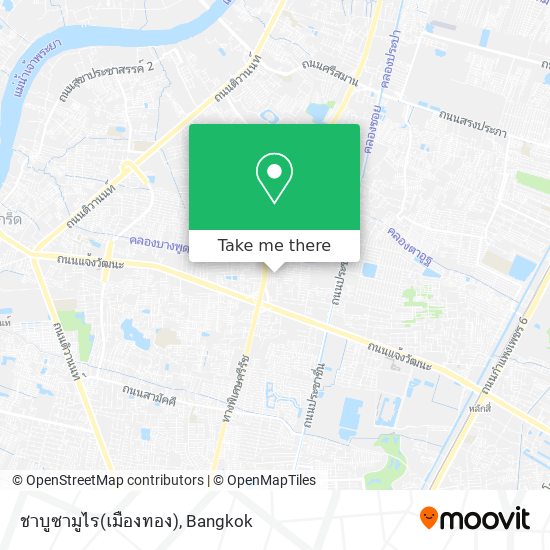 ชาบูซามูไร(เมืองทอง) map