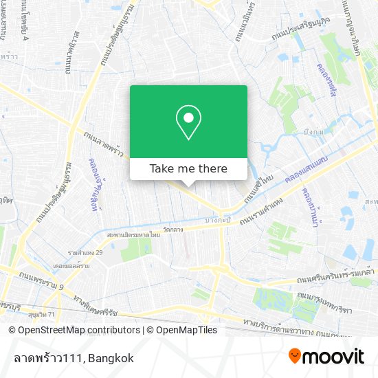 ลาดพร้าว111 map