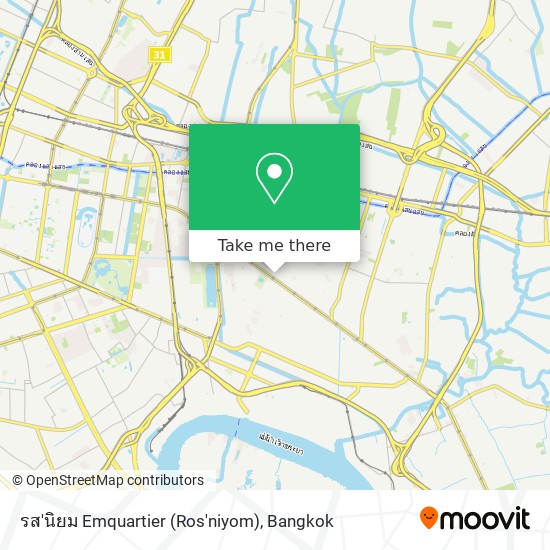 รส'นิยม Emquartier (Ros'niyom) map