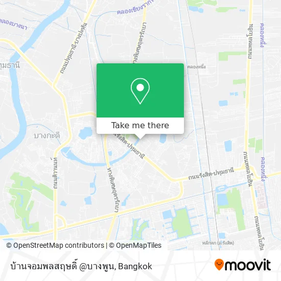 บ้านจอมพลสฤษดิ์ @บางพูน map