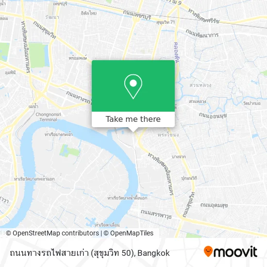 ถนนทางรถไฟสายเก่า (สุขุมวิท 50) map
